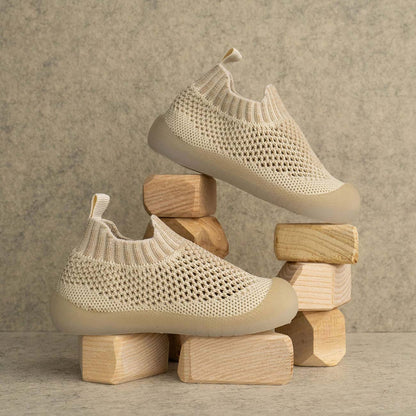 Zapatos Duckies neutros color avena