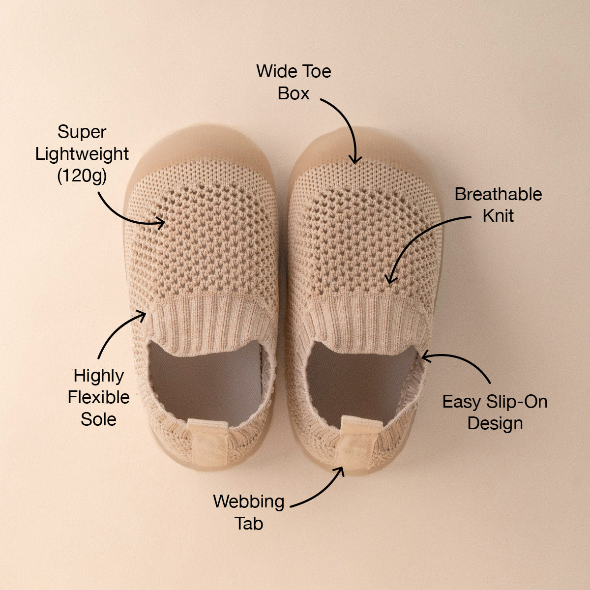 Características del zapato Duckies Slip-On Avena